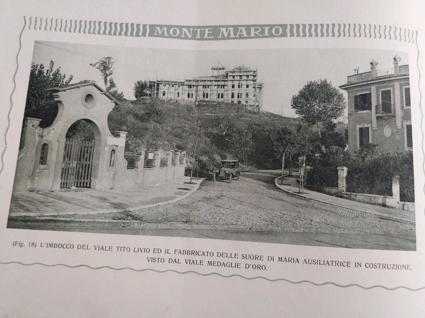Monte Mario. Società Anonima Edilizia Romana. Rome, circa 1920-1930. RARE