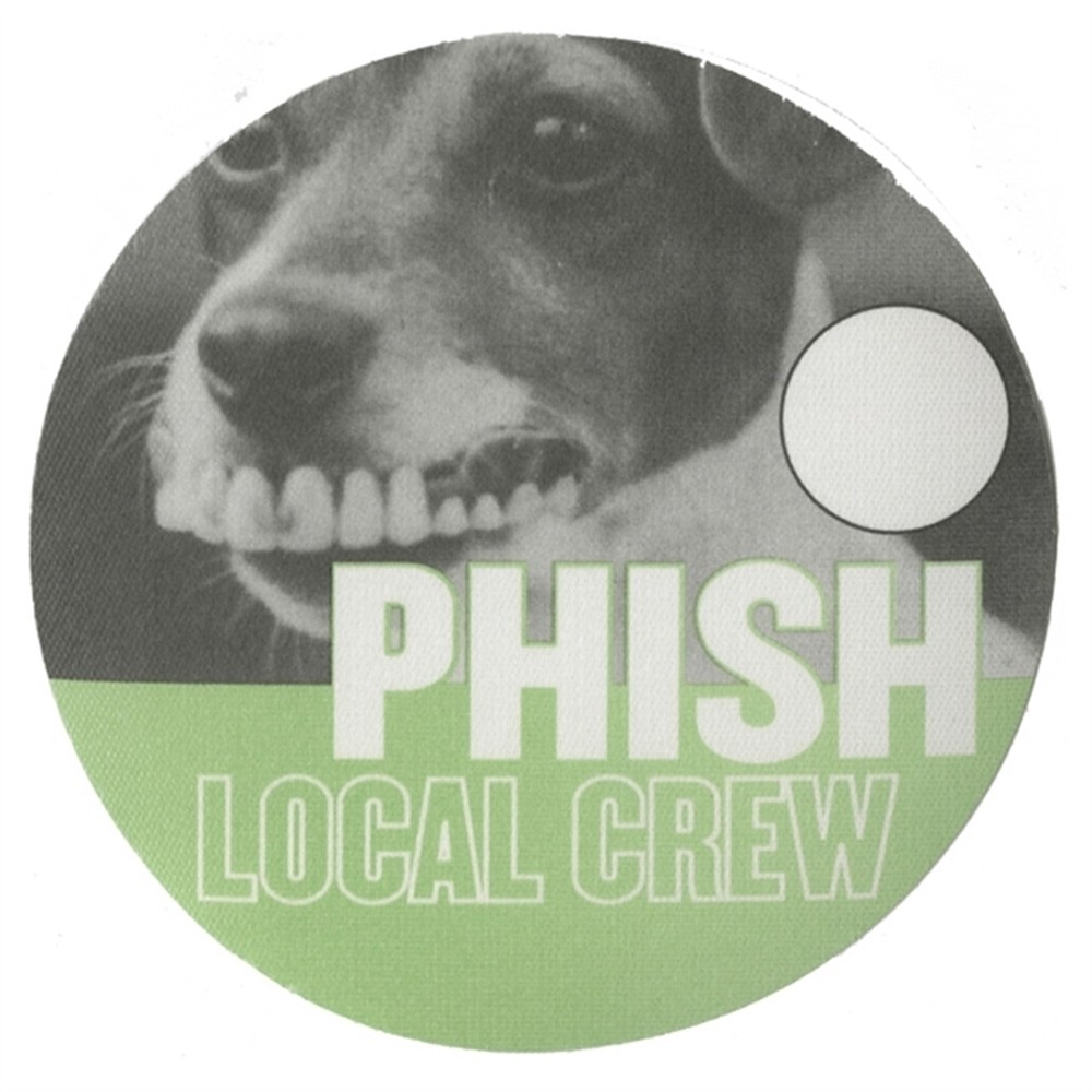 Phish 2003 concert tour Denture Dog Local Crew Backstage Pass