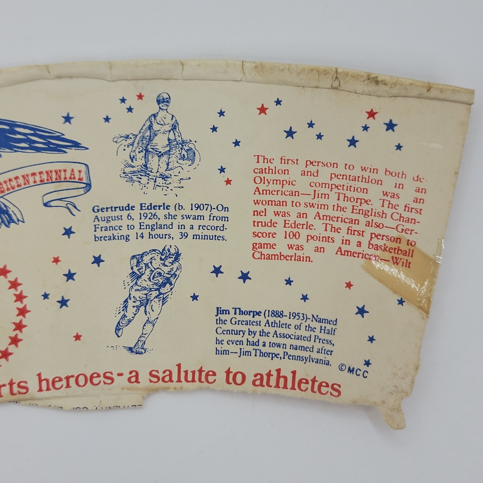 American Revolution Bicentennial 1976 paper cups 1776 USA United States