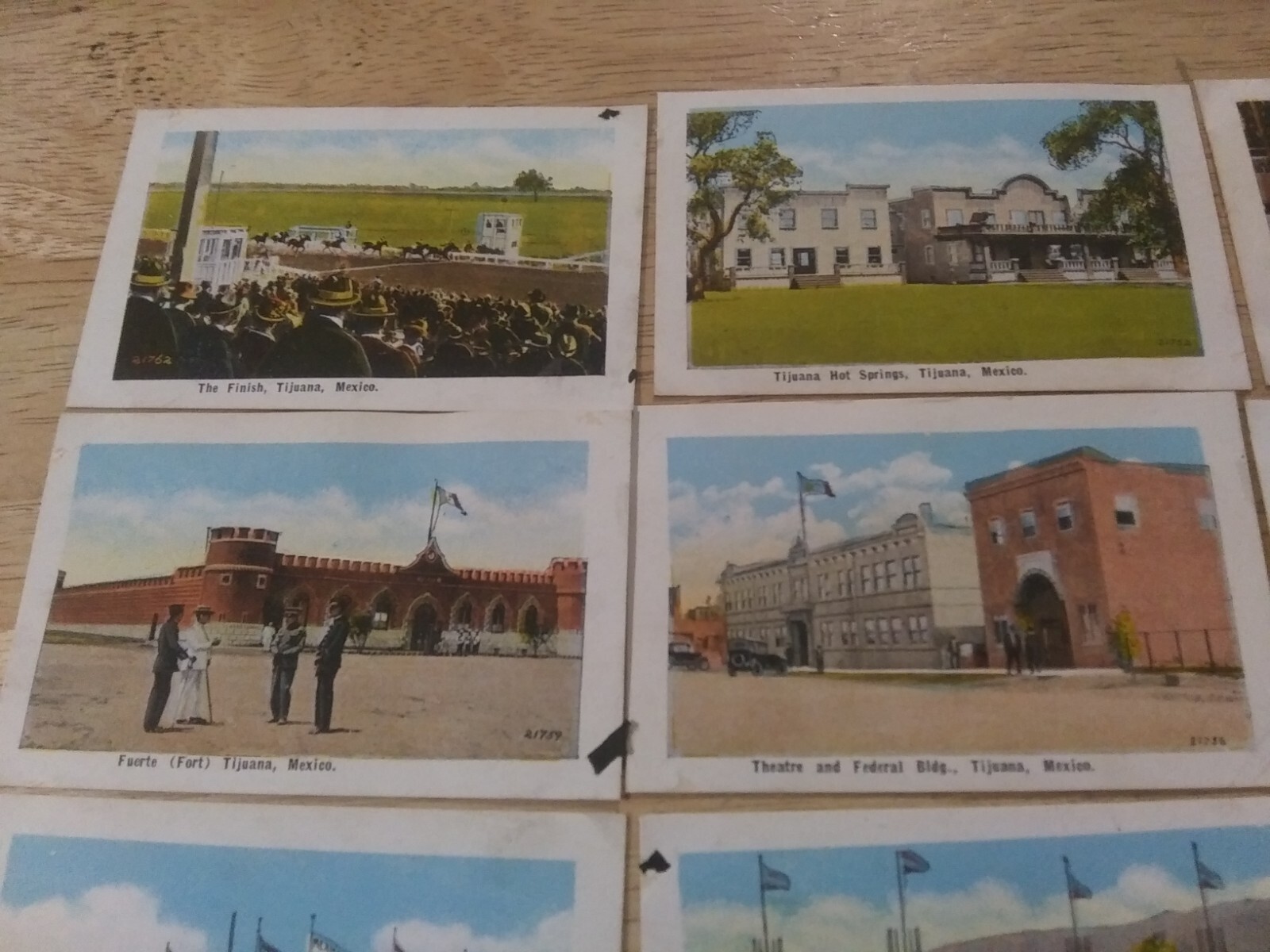Vintage Tijuana Mexico Miniture Art Cards 3 1/2″ x 2 1/8″ – QTY 10
