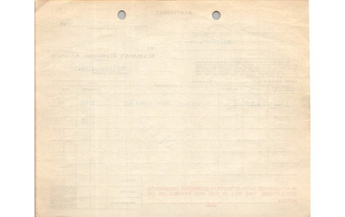 1952 Railway Express Agency REA Hallstead Iron Foundry Document Pennsylvania
