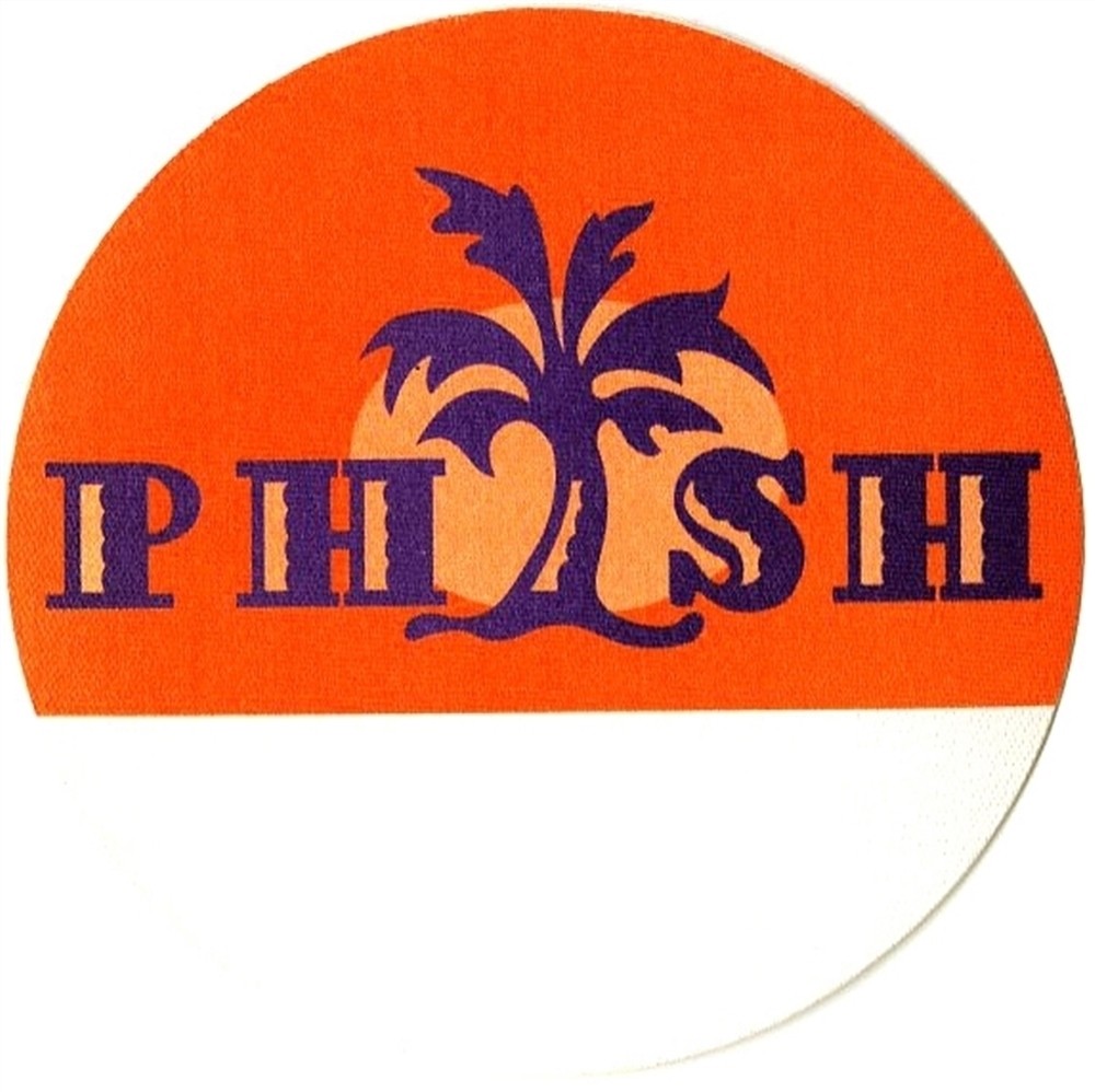 Phish 2003 concert tour New Year’s Band Guest Backstage Pass