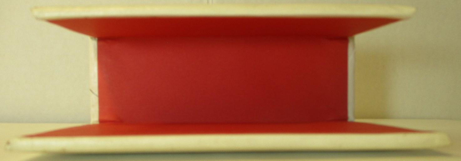 1980s KILBAN CAT C.R. GIBSON LETTER PAPER HOLDER WITH A RED LINER