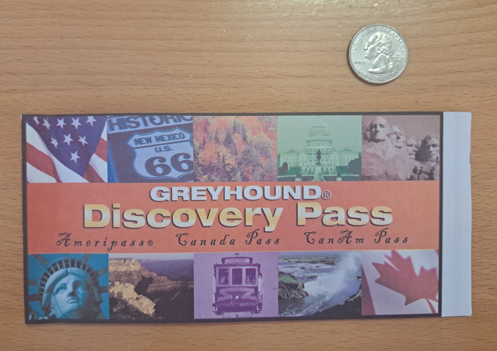 Greyhound Lines Discovery Pass Ameripass Ticket 2003 VINTAGE Not For Travel