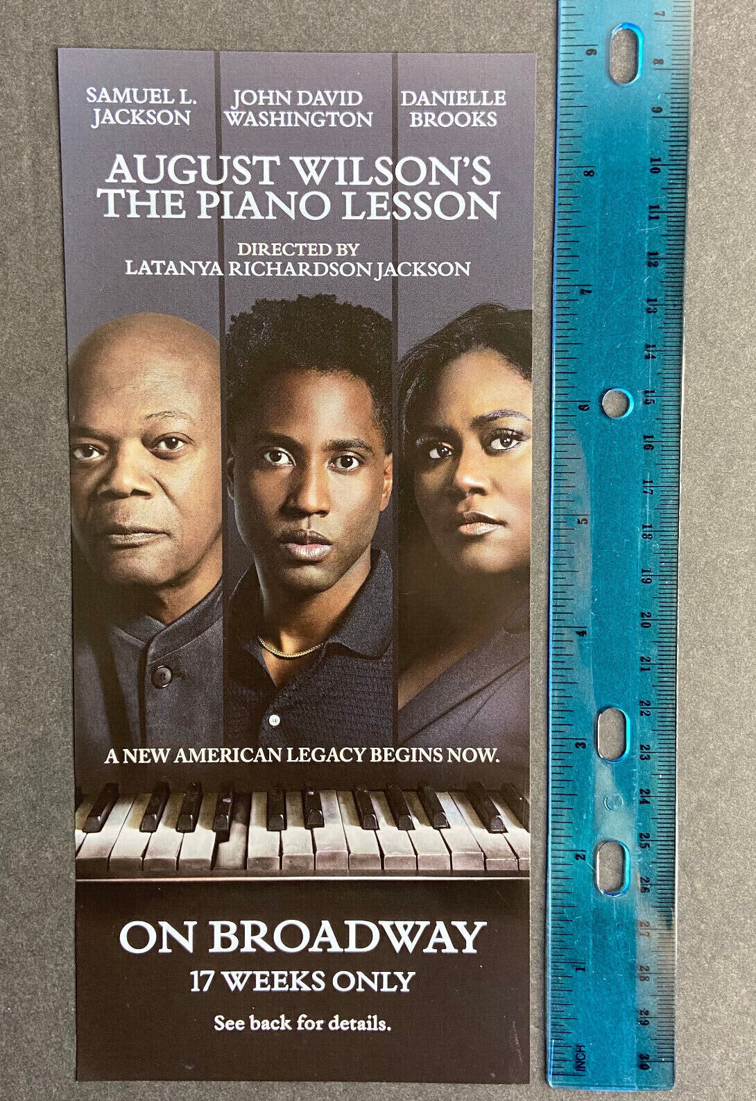 The Piano Lesson Samuel L Jackson Danielle Brooks 2022 Flyer Broadway