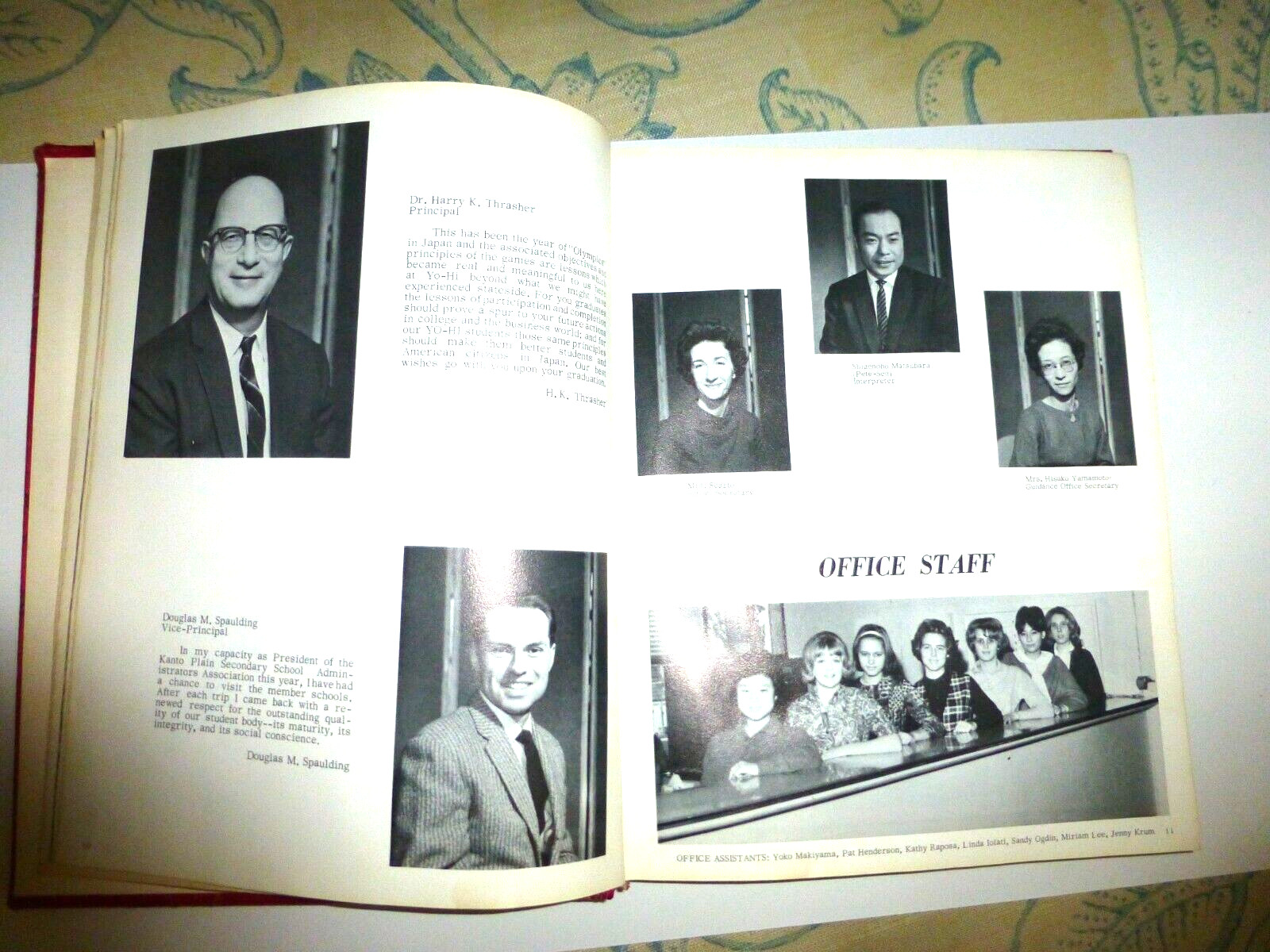 YEARBOOK YOKOHOMA JAPAN NILE KINNICK HIGH SCHOOL THE KRIMSON 1965