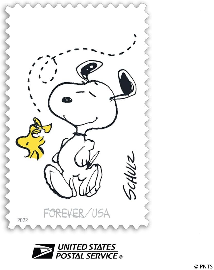 100 Charles M Schulz Peanuts Forever Stamps Snoopy Charlie Brown USPS Unused MNH