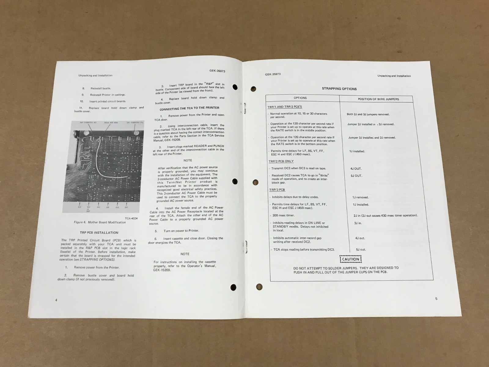 Vintage General Electric TermiNet Cassette Accessory – Instructions