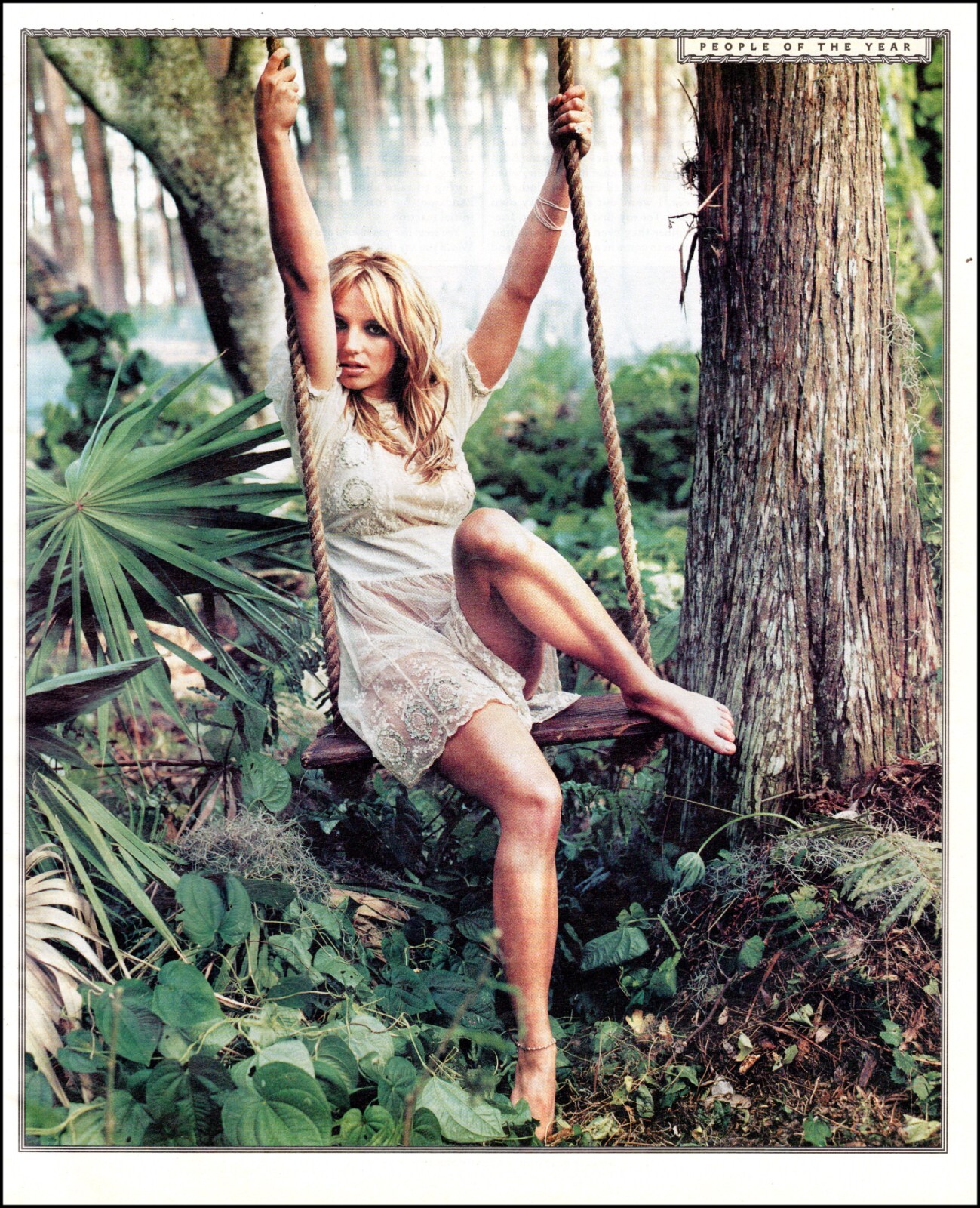2001 magazine Celebrity Article People of the Year BRITNEY SPEARS 4pg 030924