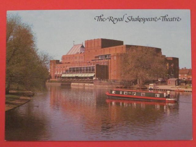 The Royal Shakespeare Theatre Postcard – Printed in Kent, England