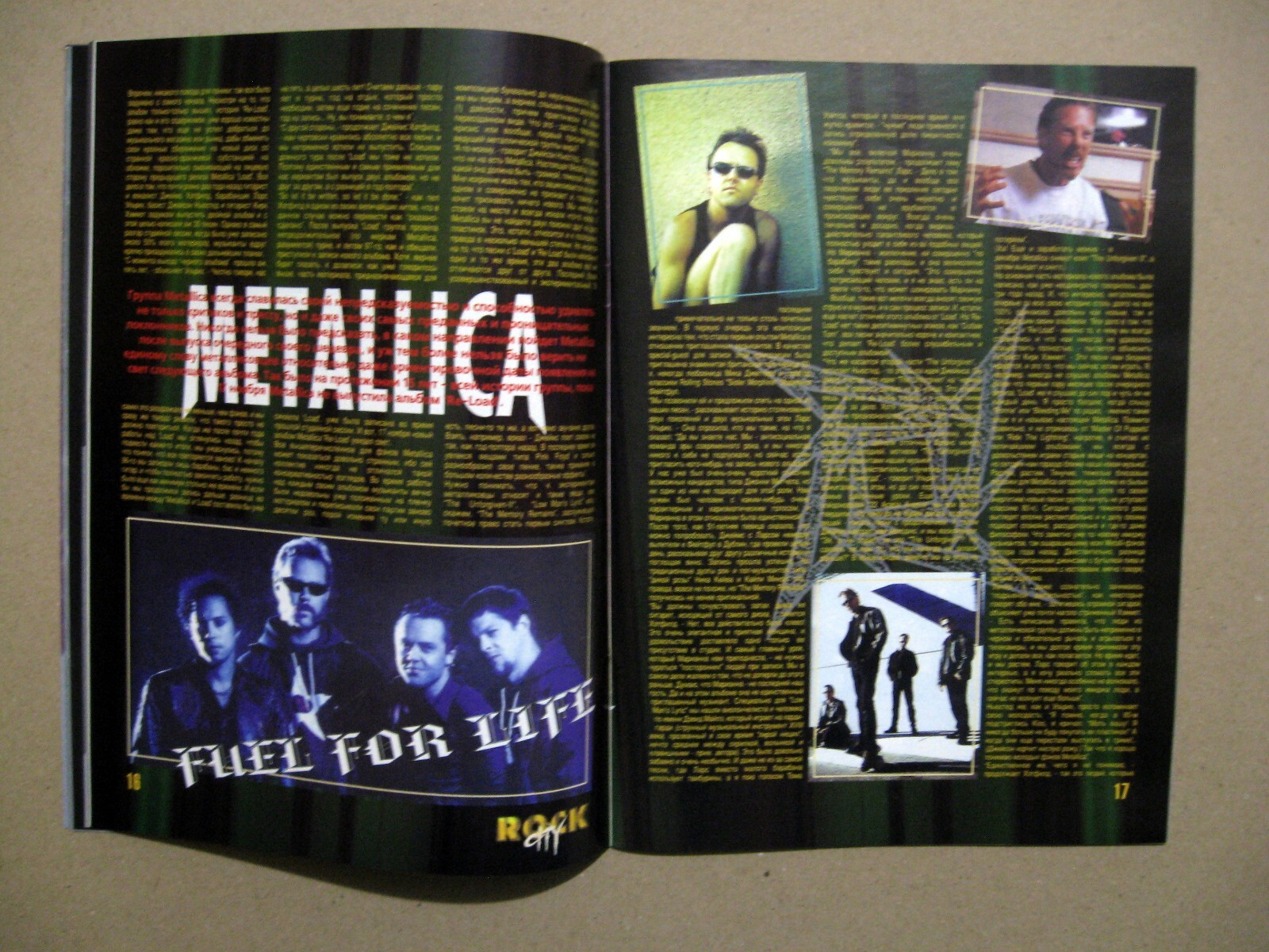Magazine 1997 Ru Metallica Judas Priest Gamma Ray David Chastain Nine Inch Nails