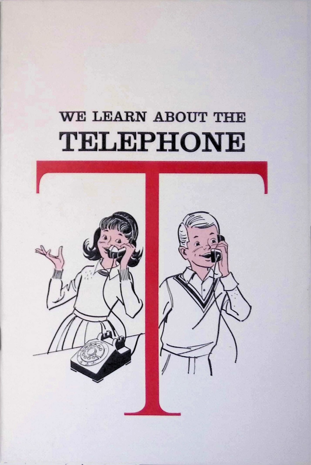 We Learn About The Telephone c1950 Educational Booklet Bell System History
