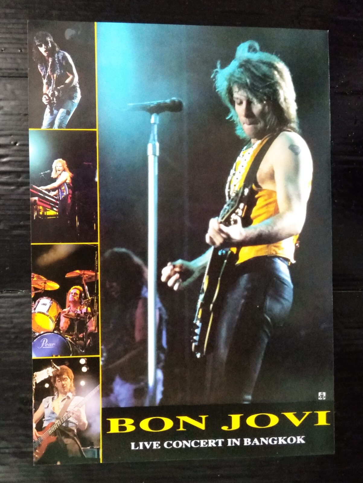 Bon Jovi LIVE in Bangkok VINTAGE THAILAND ONLY 1 COLOR PAGE MEGA RARE!!!