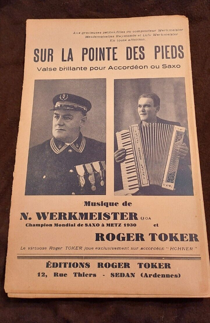 Partition Sur La Pointe Des Pieds Werkmeister Toker Sheet Music