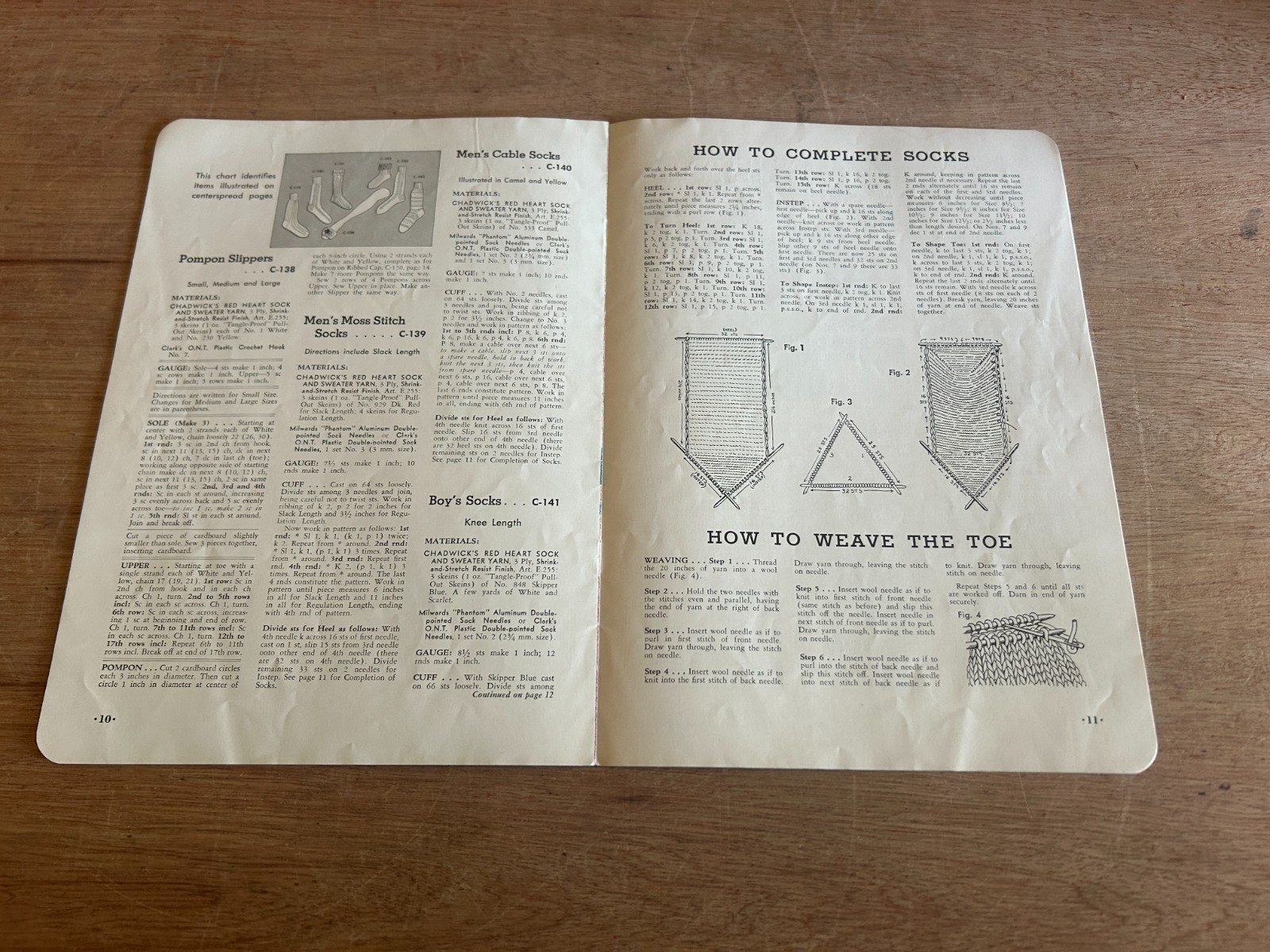 Chadwick’s Red Heart Yarns Catalog Accessories Booklet 1952 No. 290 Vintage