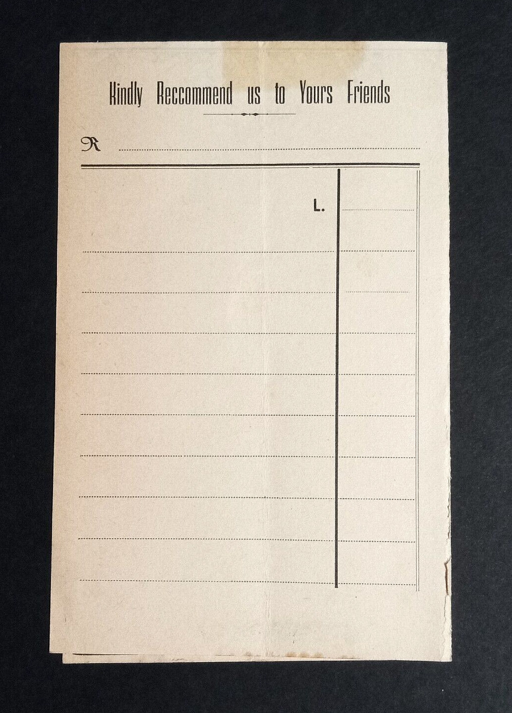 U. Bellini Silversmith Jewelry Florence Italy Vtg Receipt Map Business Card 1951