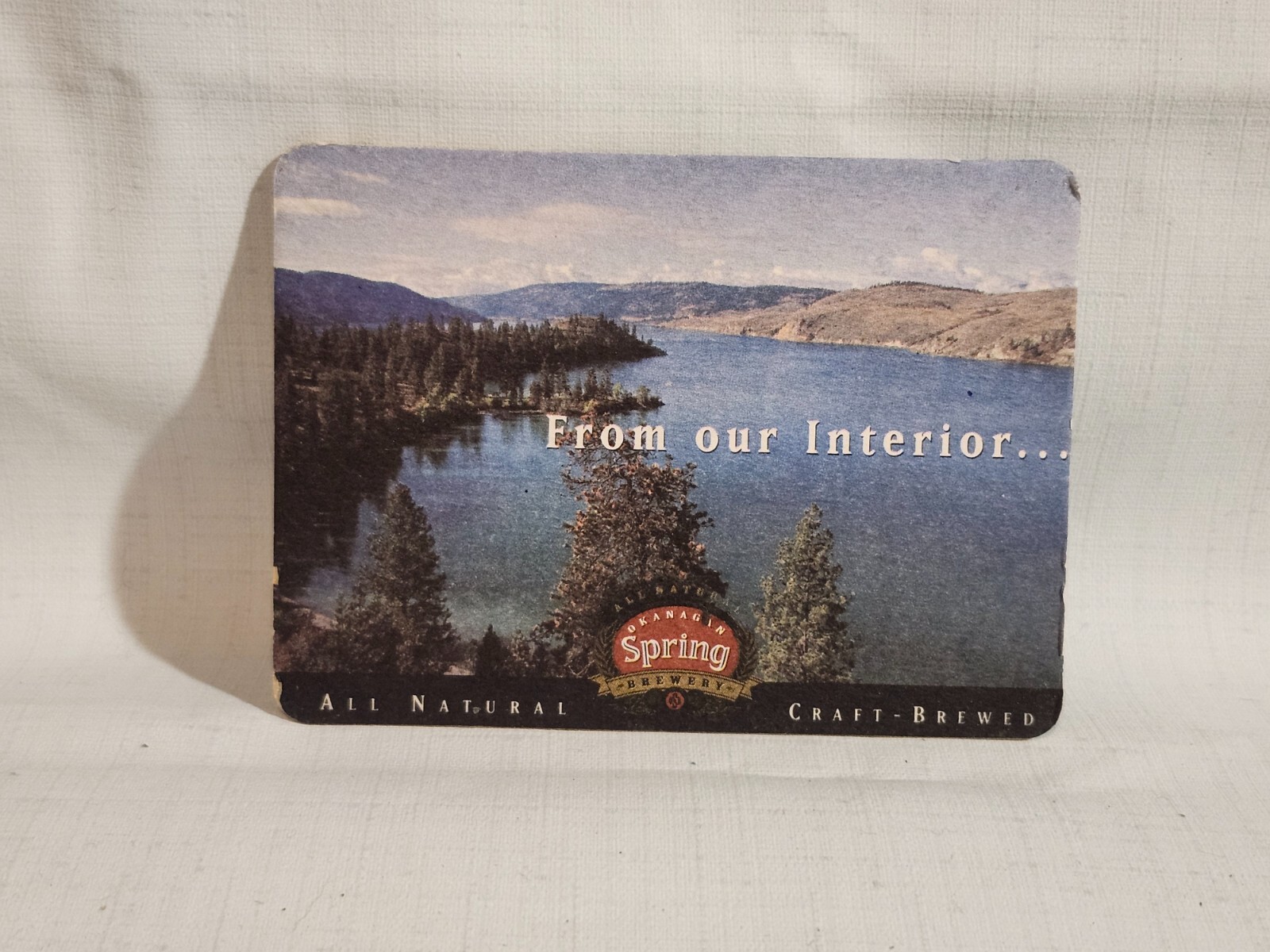 Okanagan Spring Brewery Pale Ale Rectangle Beer Drink Coaster