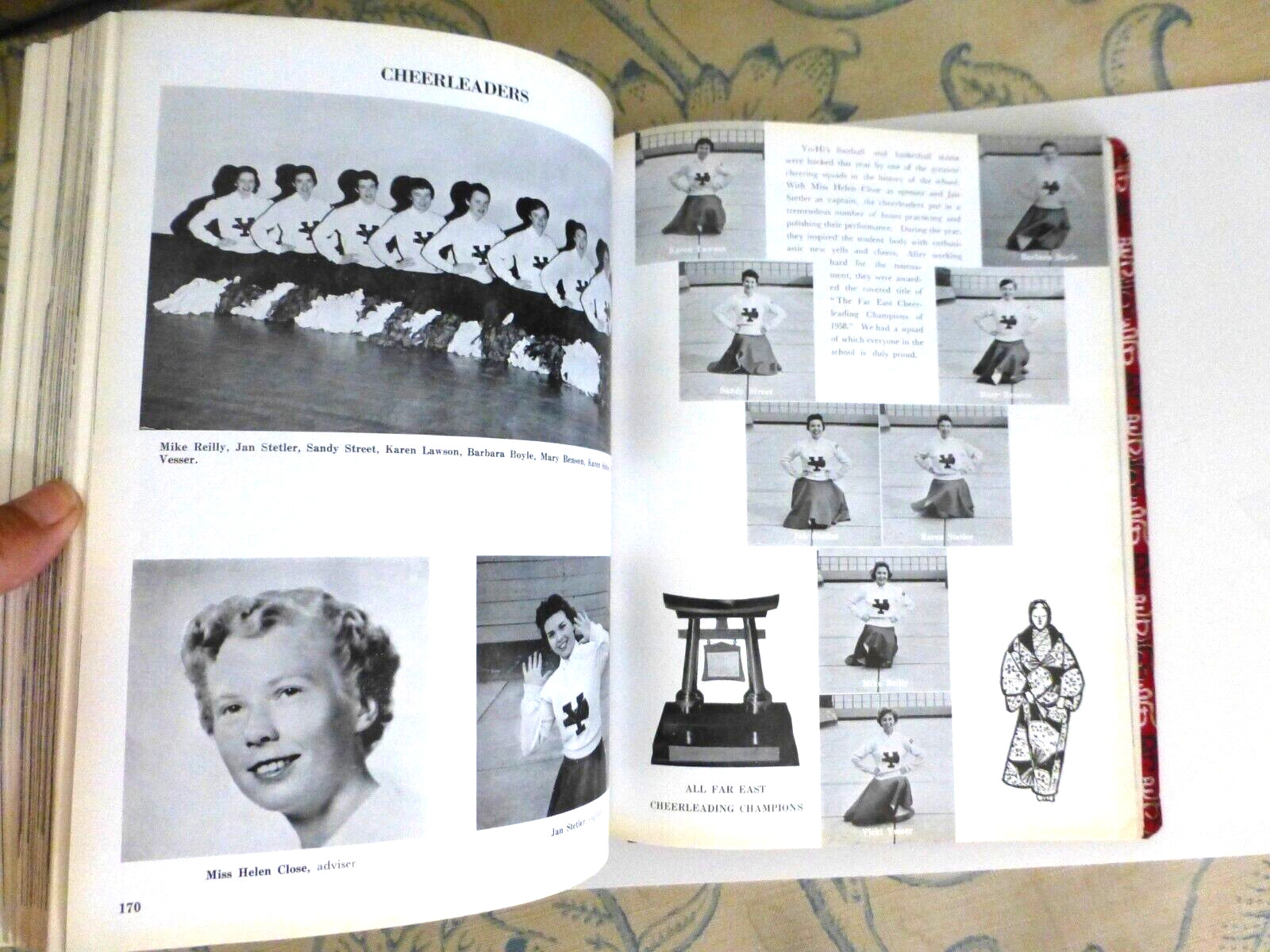 YEARBOOK YOKOHOMA AMERICAN HIGH SCHOOL JAPAN YO HI ANNUAL 1958 BEACH NEGUCHI