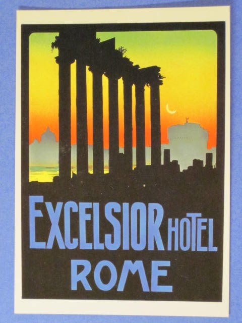 Excelsior Hotel Postcard – Roma,Italy (Approx. 4″ x 6″)