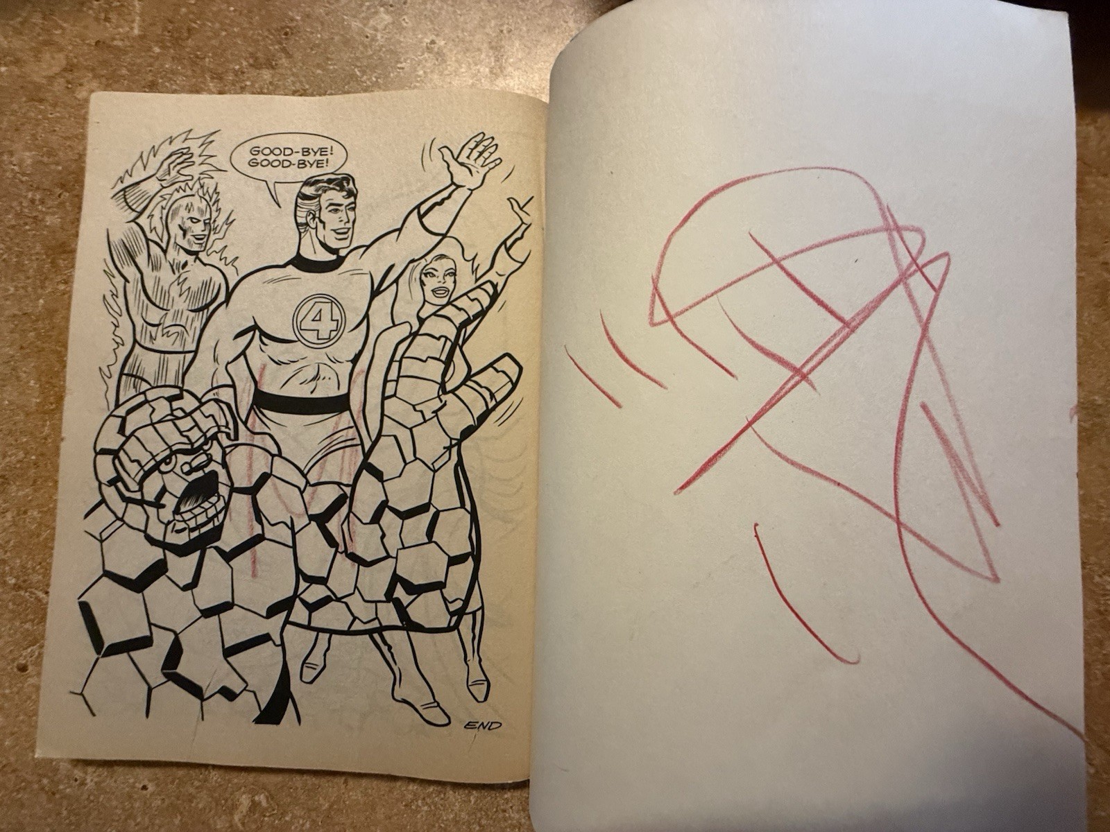 Vintage 1980s Merrigold Press Super Heroes Coloring Book Hulk Fantastic 4 Marvel