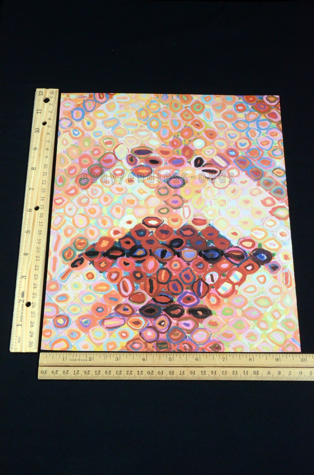 1995 Chuck Close John Guare 4-pg Magazine Page Article Clipping Print Ad Poster