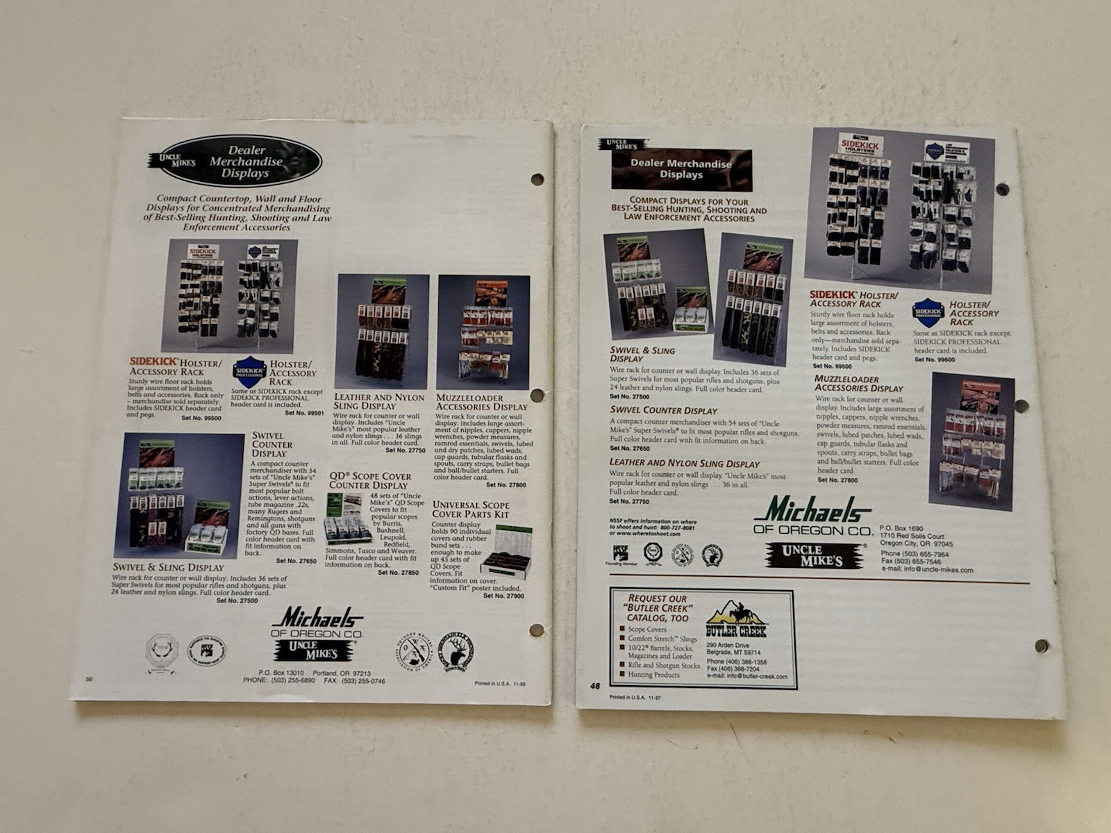 1996 & 1998 Uncle Mike’s Catalogs