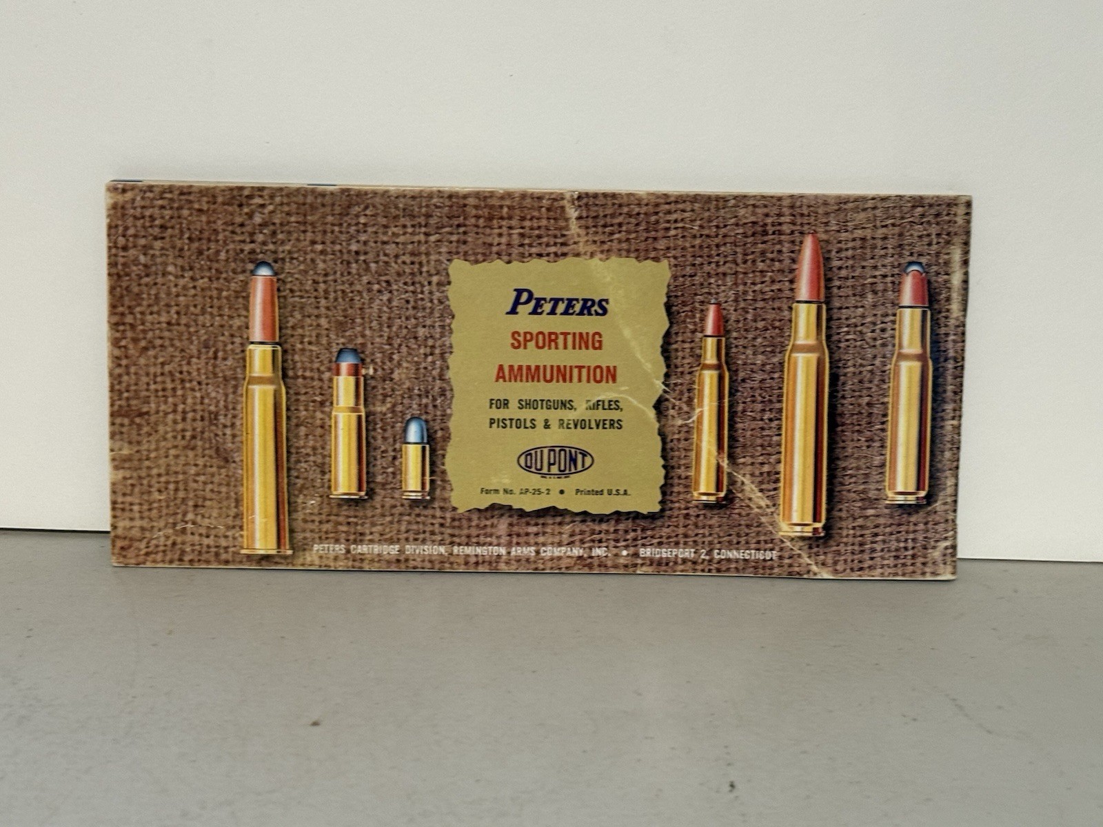 Vintage PETERS/Dupont Sporting Ammunition Brochure