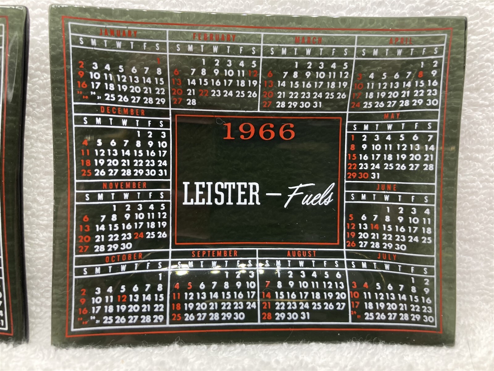 1965 1966 Leister Fuels Company Bucks Montgomery County Burlington PA NJ Ashtray
