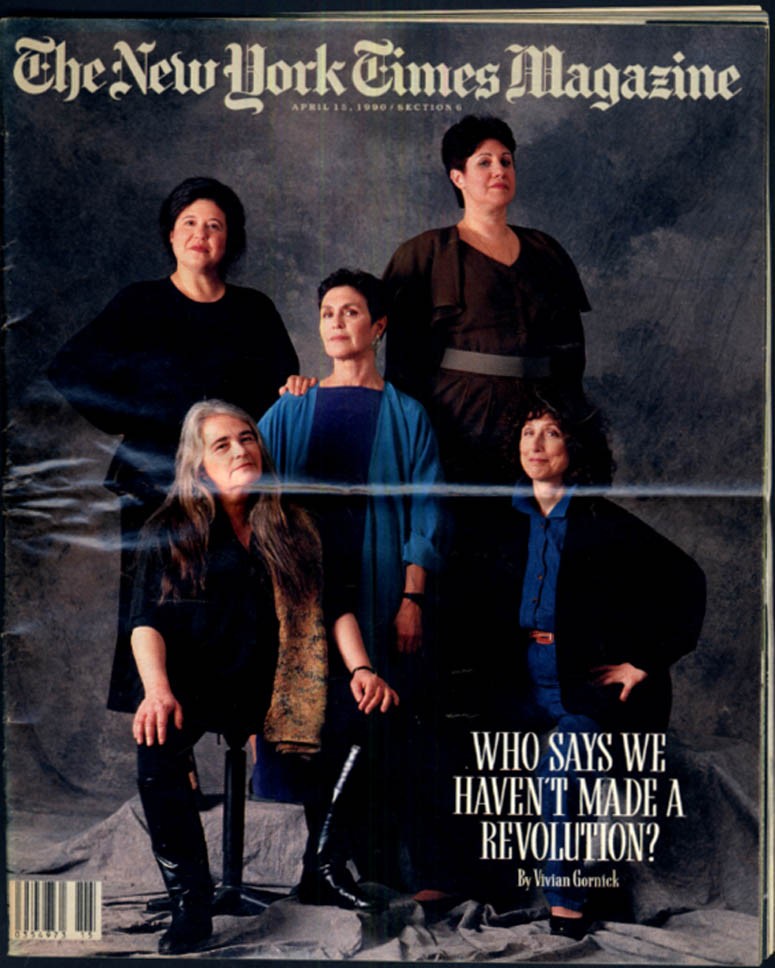New York Times MAGAZINE 4/15 1990 Women’s Lib Revolution; Valdez Spill 1 year on