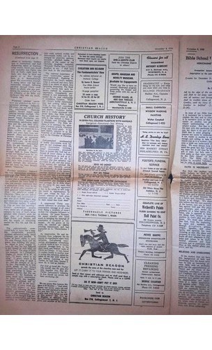 Christian Beacon Newspaper 1956 Cold War Protestant Camden NJ Collingswood