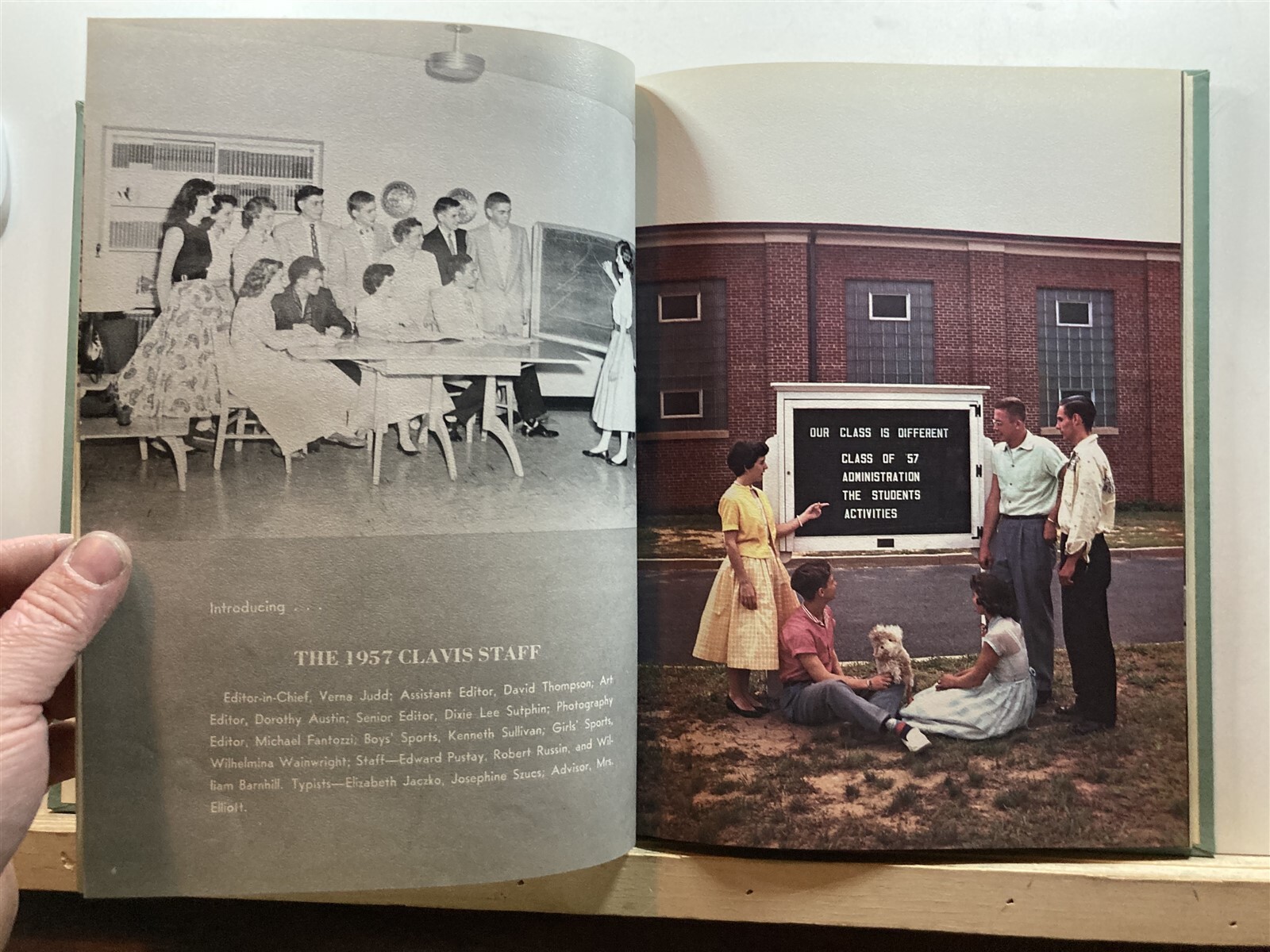 1957 Florence Township Twp High School Annual Yearbook Burlington County NJ