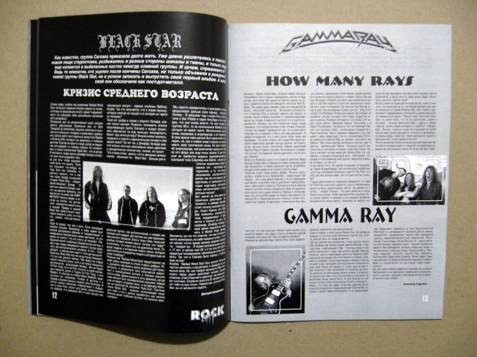 Magazine 1997 Ru Metallica Judas Priest Gamma Ray David Chastain Nine Inch Nails