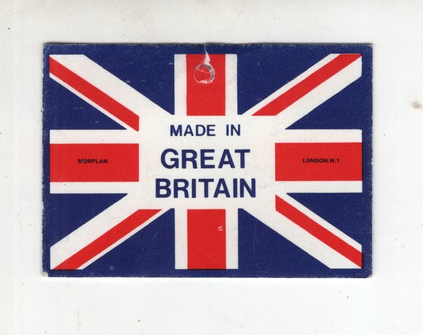 Paper “Made in Great Britain” Card/Tag