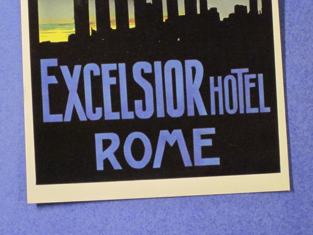 Excelsior Hotel Postcard – Roma,Italy (Approx. 4″ x 6″)