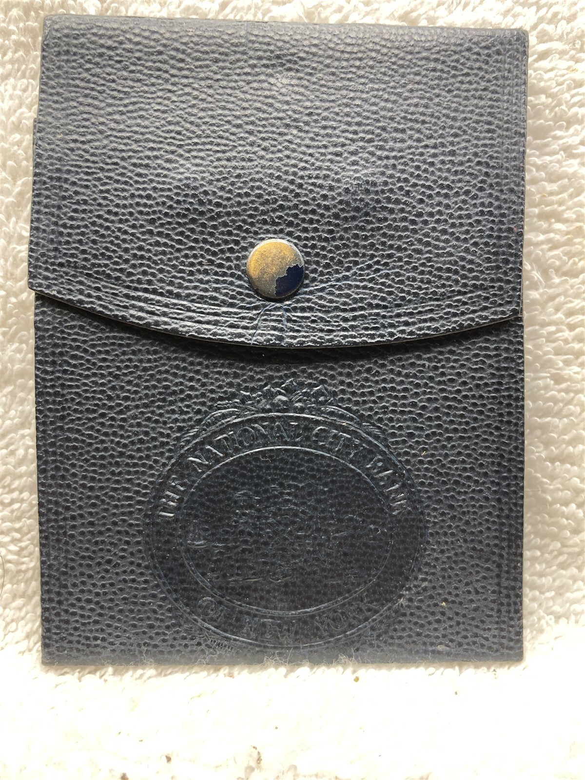 1950s 1960s 1970s National City Bank of New York Travelers Checks Holder Vtg
