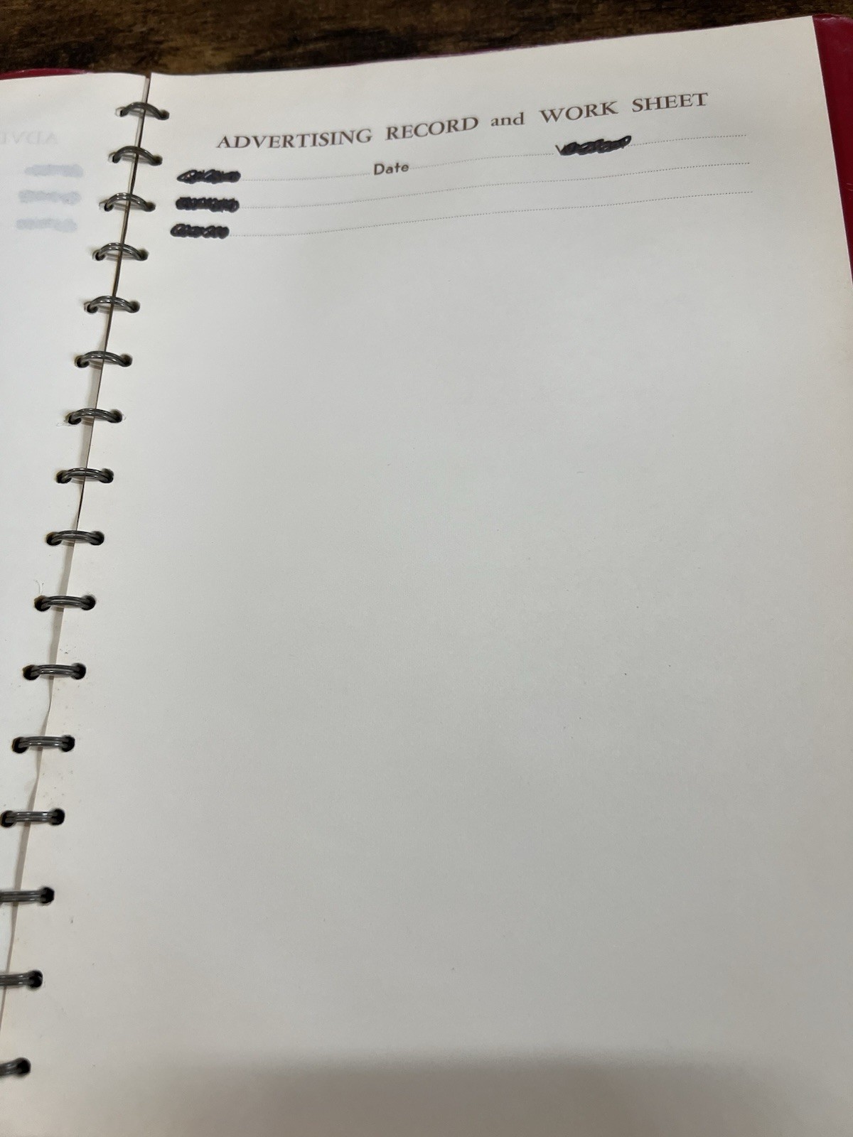 1972 Executive Planning Manual Prince Frederick Reporter Advertising Record