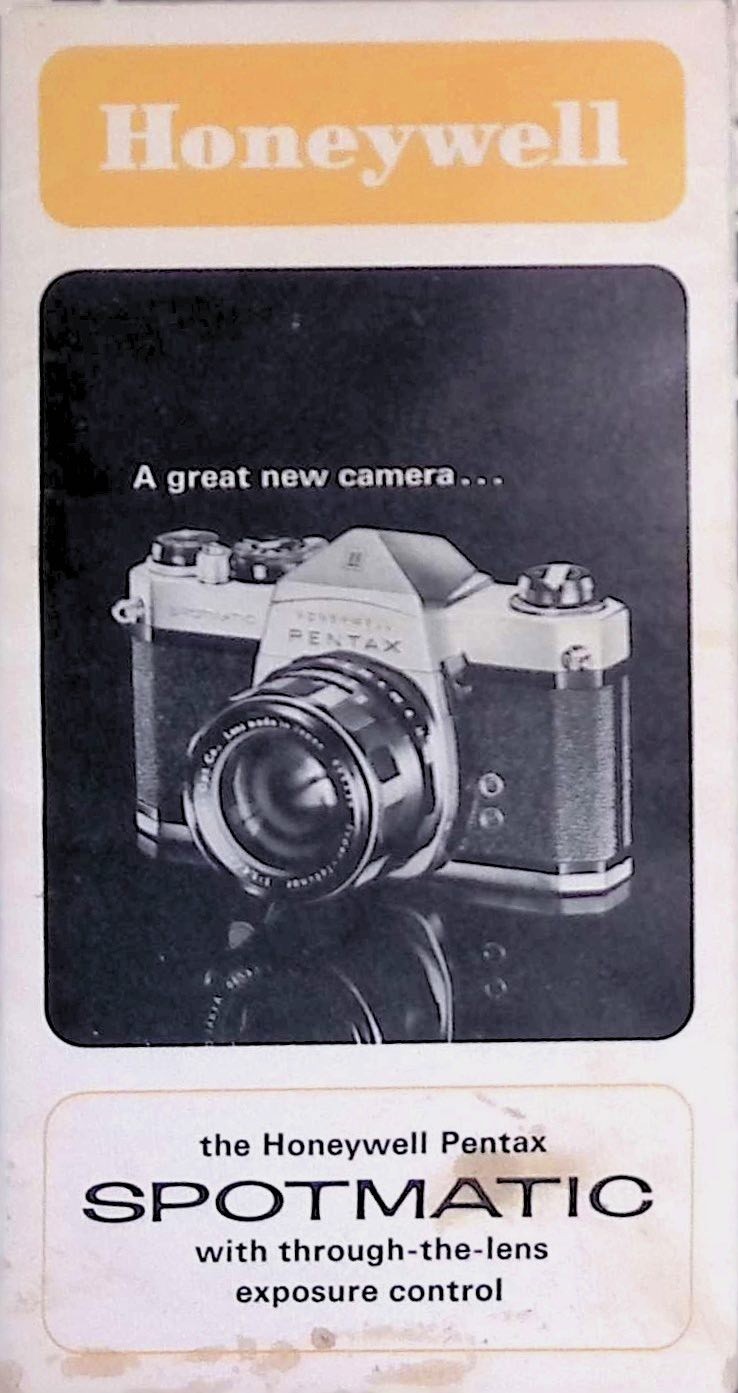 Honeywell Pentax Spotmatic Camera Ad 1960s TTL Metering Brochure Japan