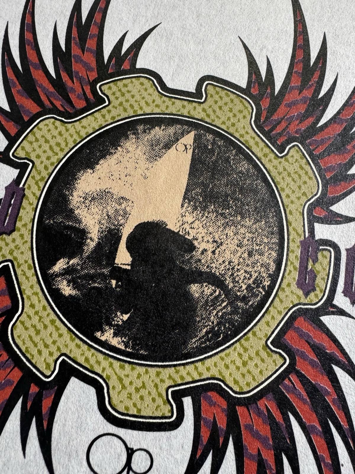 Vintage 1994 Ocean Pacific OP HARD CORE T-Shirt Test Print Graphic Rare