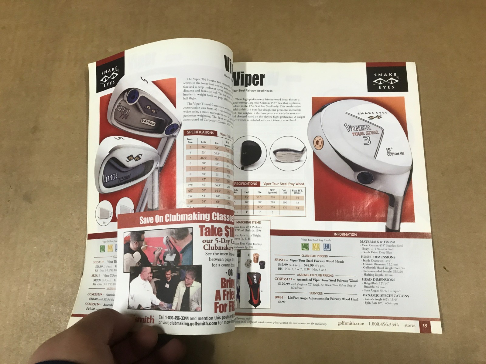 2007 Golfsmith Catalog- World’s #1 Clubmaking Supplier- “400 New Items For 2007”
