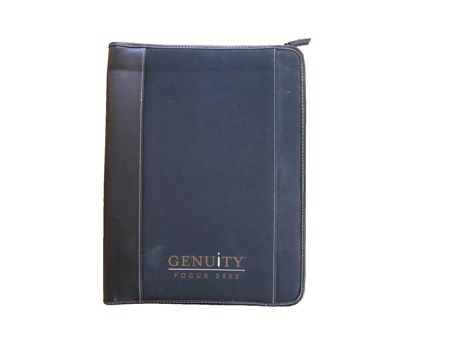 Genuity Focus 2002 Zipper Portfolio with Notepad with Bonus Good Condition