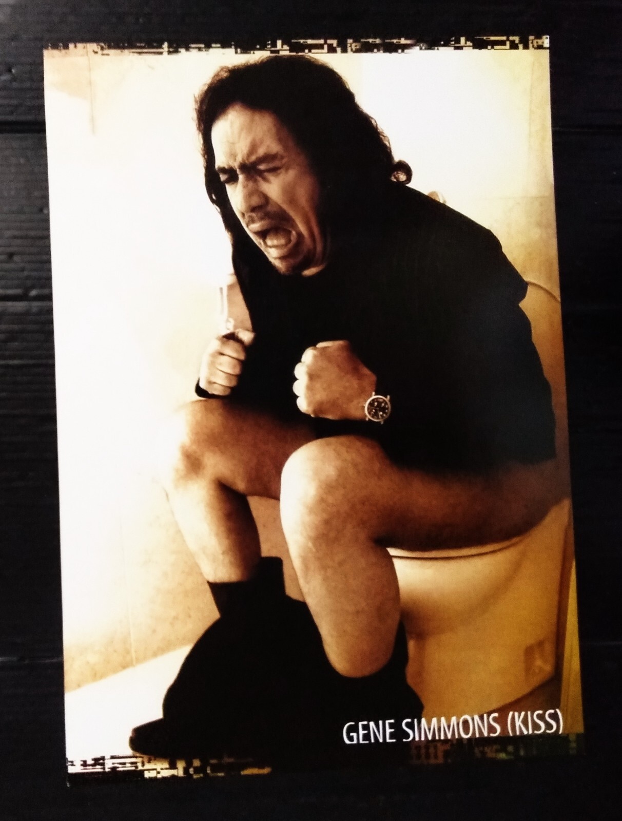 C371 KISS Gene Simmons The Pixies Vintage Thailand ONLY 1 COLOR PAGE MEGA RARE!!