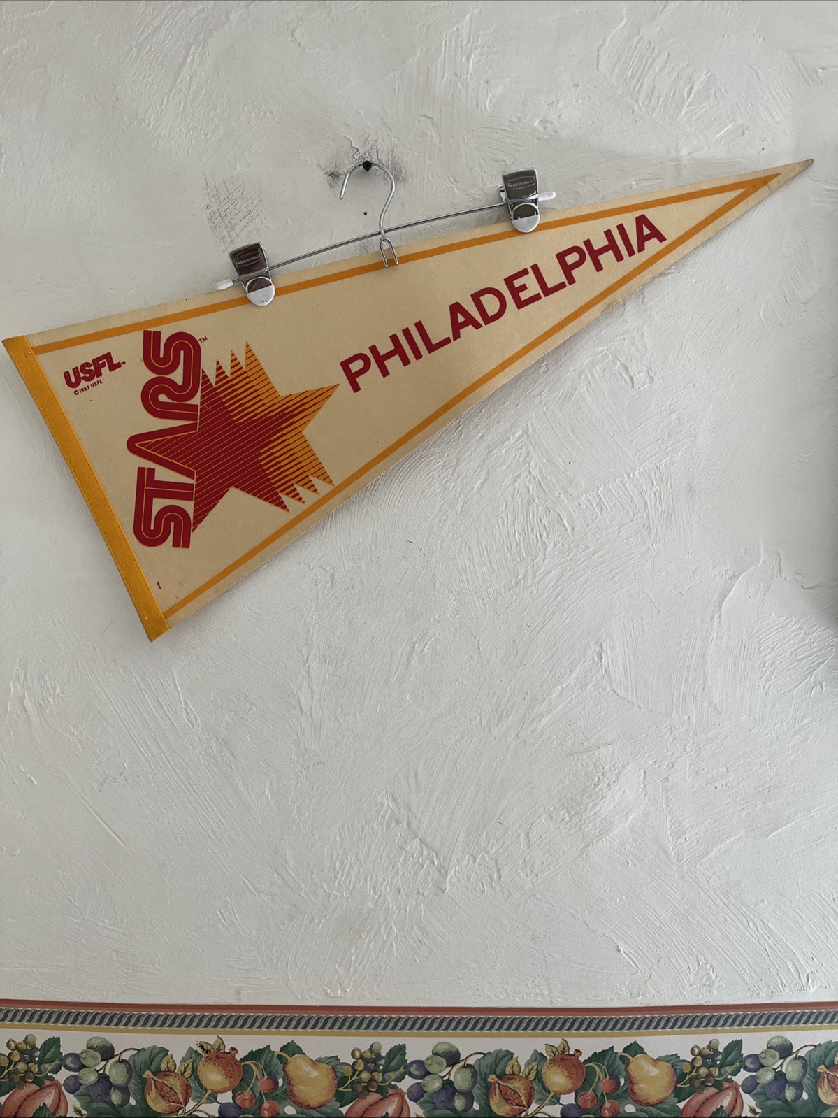 Philadelphia Stars USFL 1982 Pennant 29″