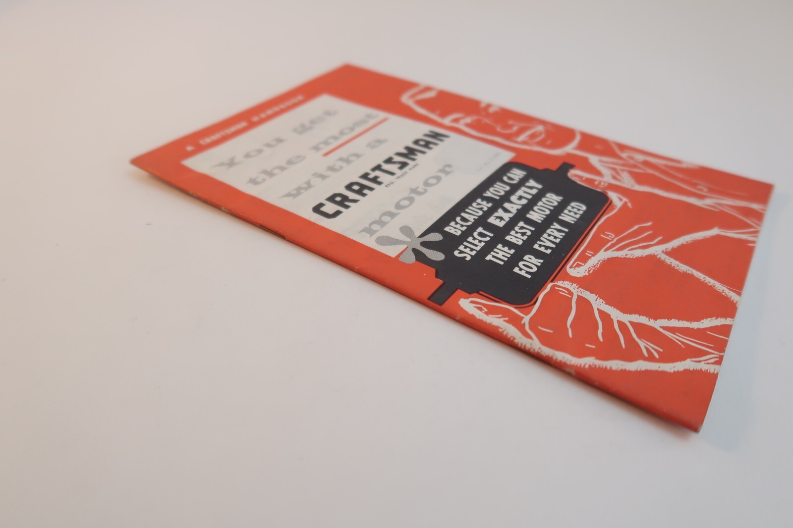 You Get The Most with A Craftsman Motor Handbook Guide Booklet 1963