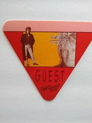 Rod Stewart Backstage Pass 1992 Vagabond Heart Tour Original Pop Rock Music Icon