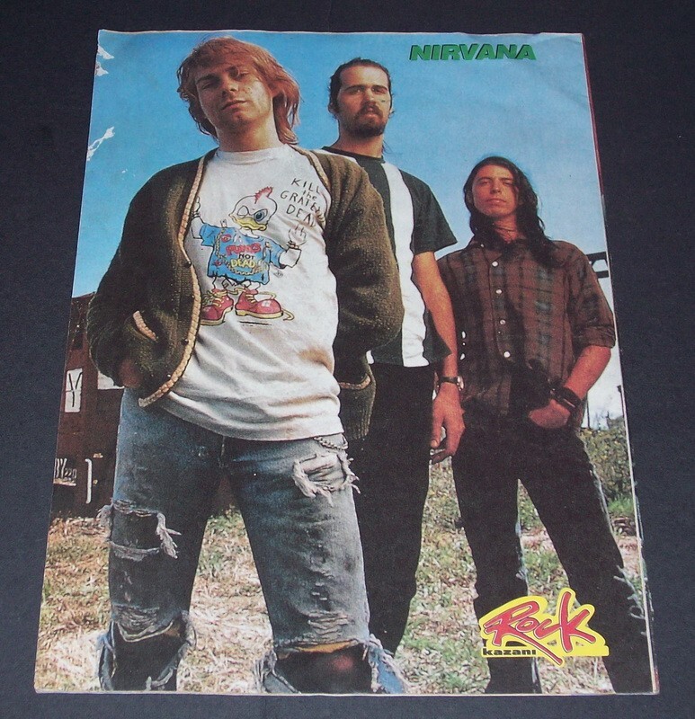 JASON NEWSTED-NIRVANA Cvr KURT COBAIN-METALLICA-SLAYER-MEGADETH-PEARL JAM 34078