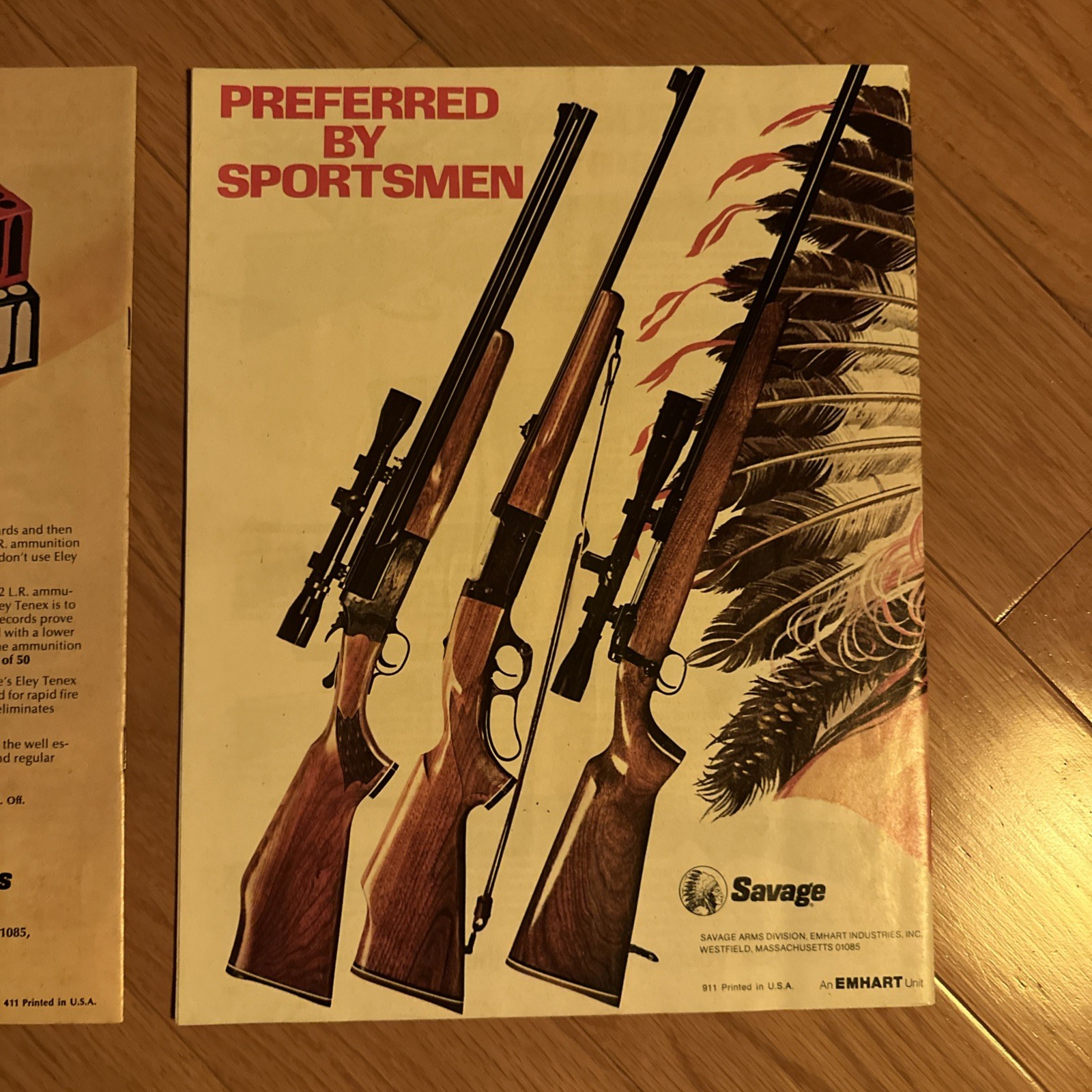 1974 And 1979 SAVAGE ARMS Catalogs