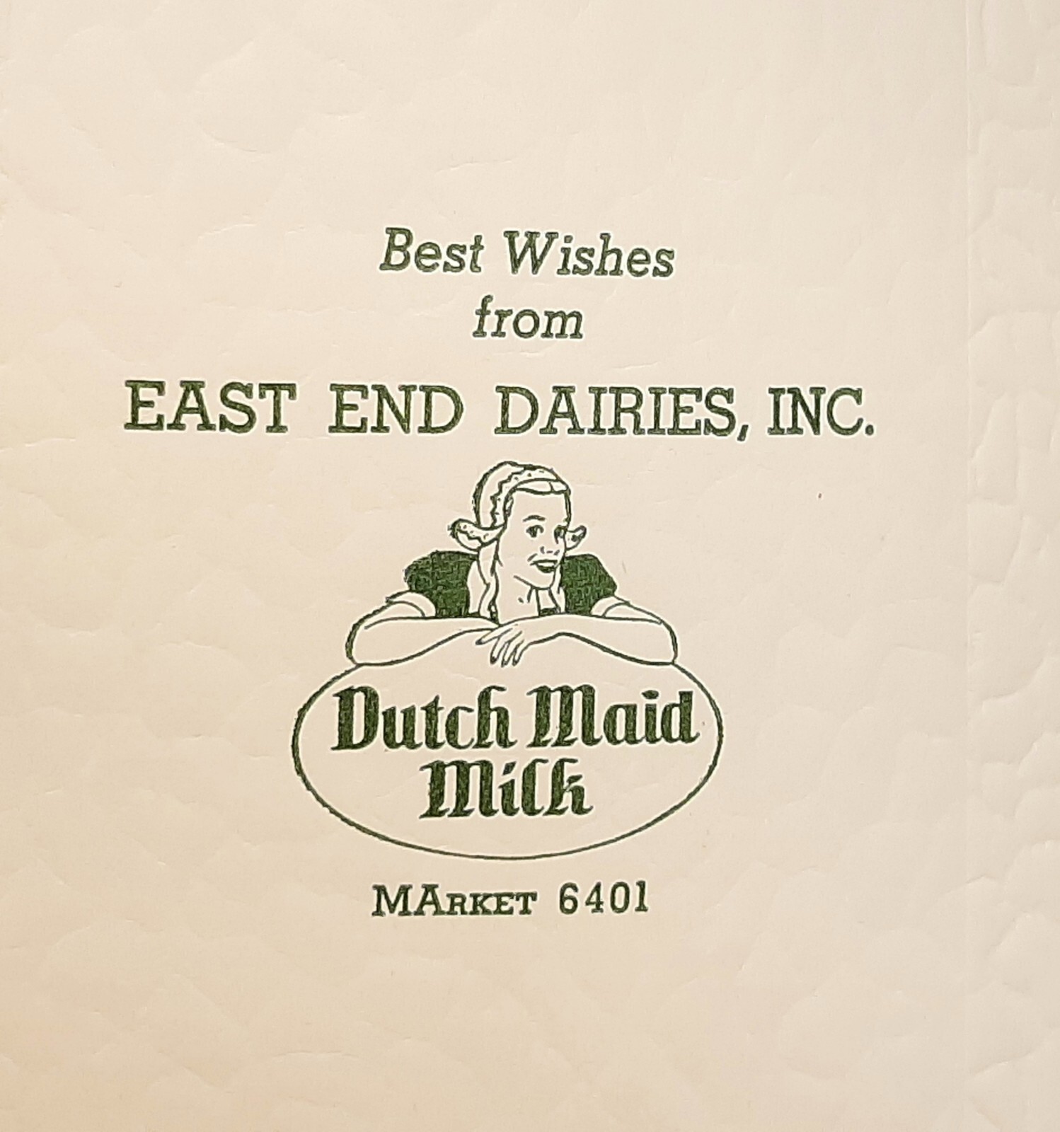 VINTAGE “OUR BABY’S BOOK” COMPLIMENTS OF EAST END DAIRIES, INC. PAPERBACK #1