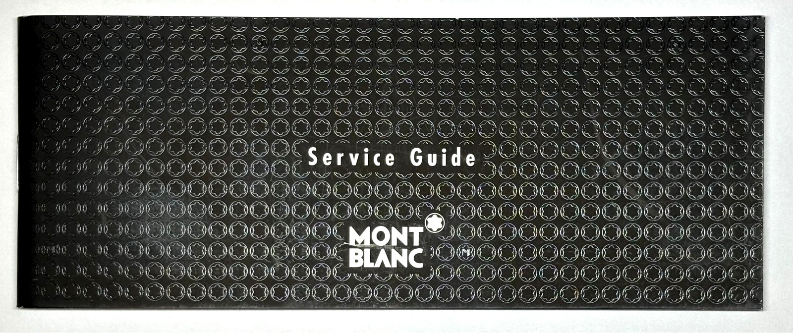 MontBlanc Watch Warranty Guarantee Blank Certificate & Service Guide Booklet