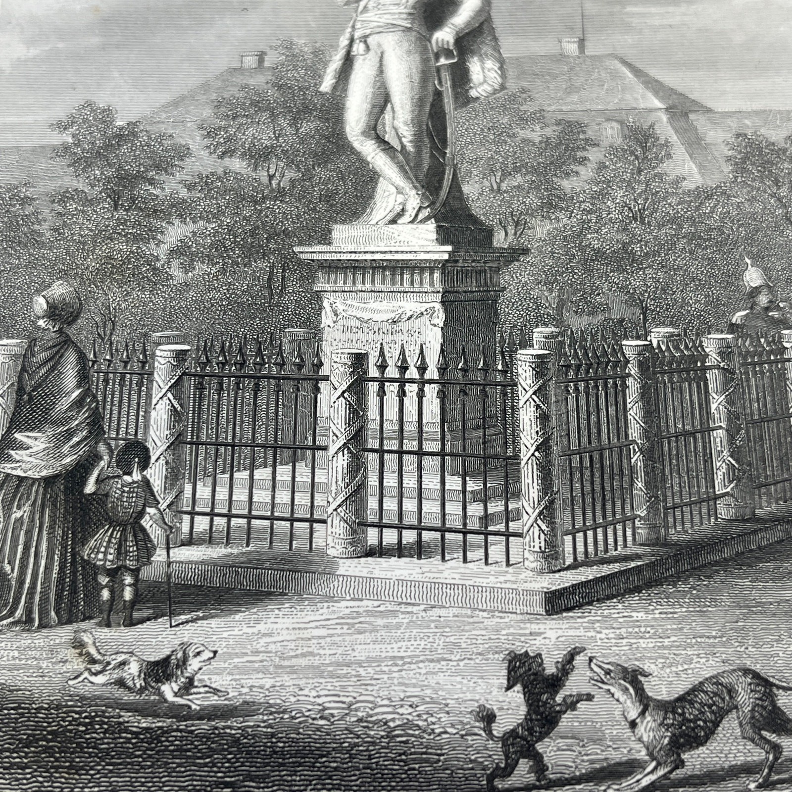 1864 Art Engraving – General Liethen Prince Fürst von Blücher H. Leutemann AC3