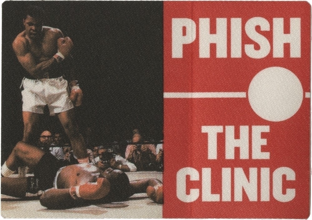Phish 1999 The Siket Disc concert tour Muhammad Ali The Clinic Backstage Pass